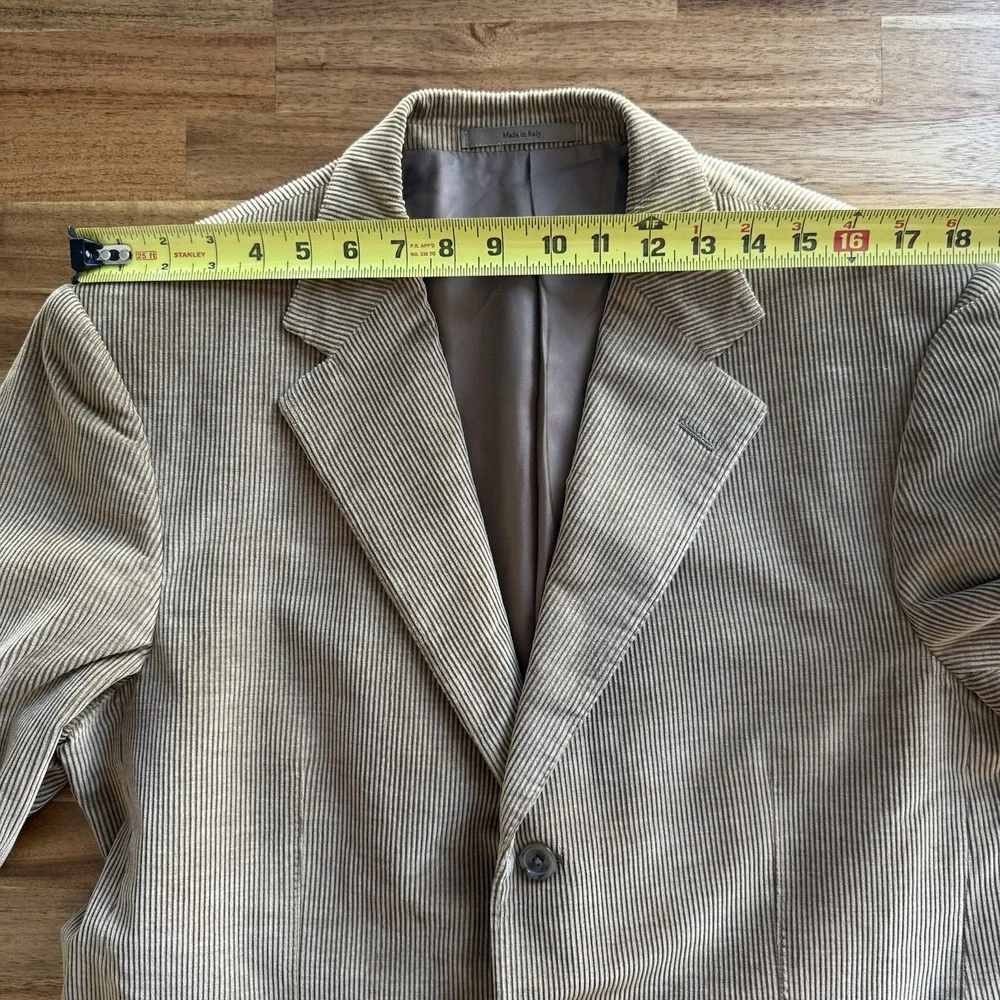 Ermenegildo Zegna‎ CASHCO Corduroy Blazer Made In Italy Money SEE MEASUREMENTS